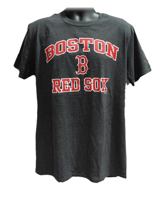 T-SHIRT HEART AND SOUL RED SOX GRIS