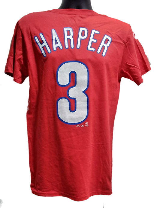 T-SHIRT NAME AND NUMBER     B. Harper PHILLIES